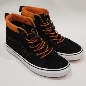 Vans Sk8-Hi MTE Kids Black Orange High Top Sneaker Shoes Youth Size 7